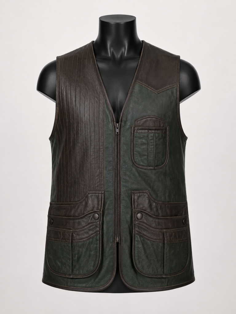 Premium leather shooting vest NN-SV-009