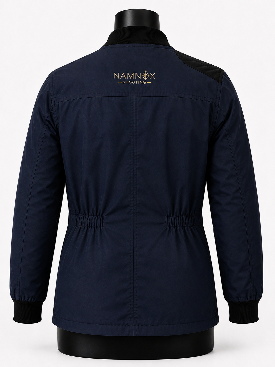 Navy Blue & Black Professional Clay Shooting Jacket - Image 2