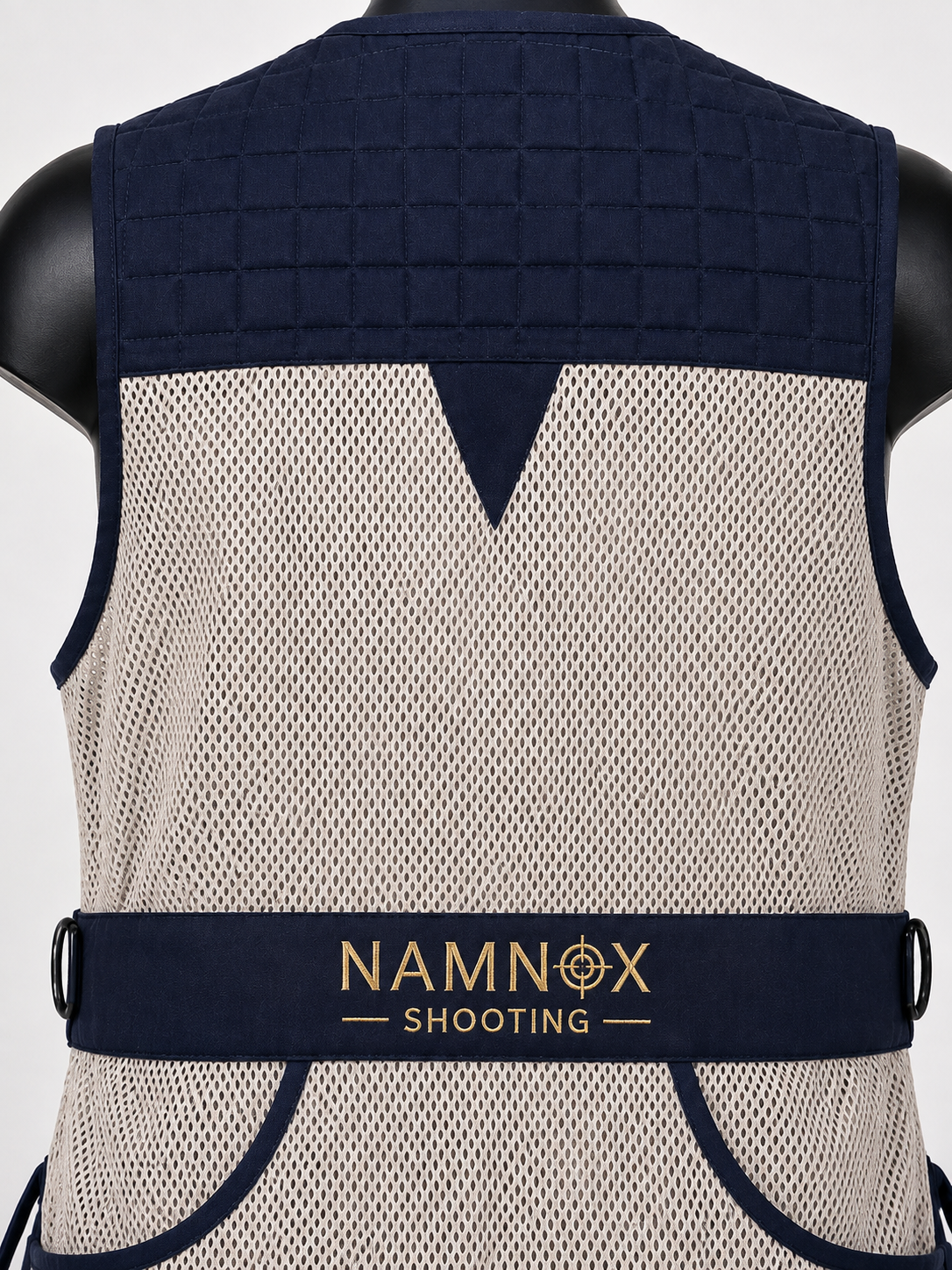 Quilted Mesh Clay Shooting Vest - Image 3