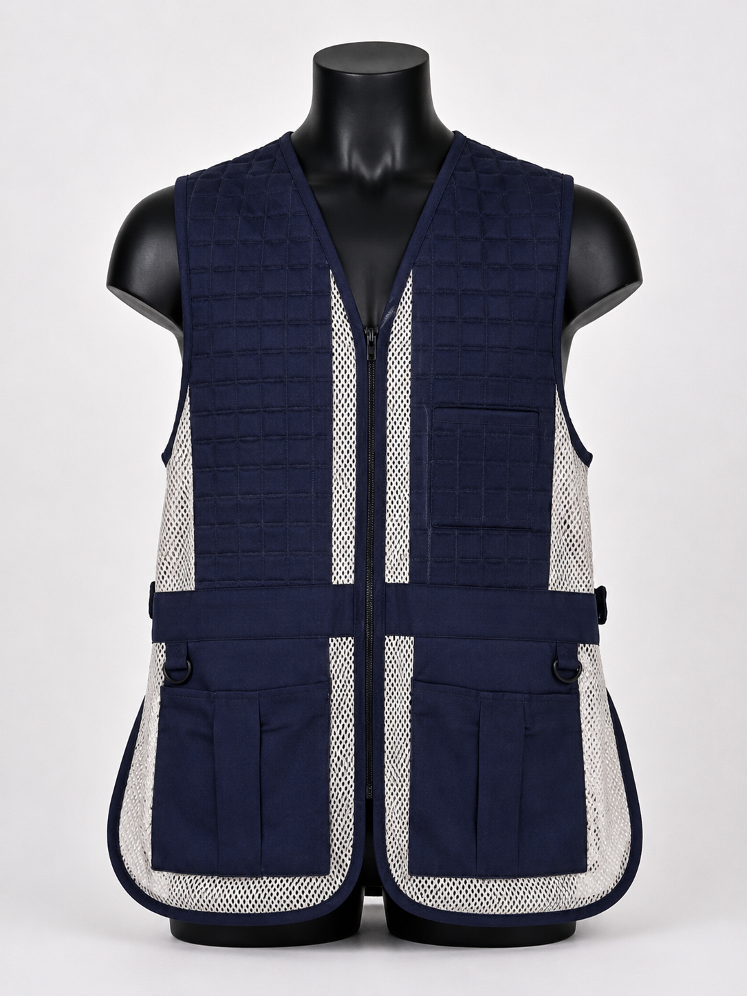 Quilted mesh clay shooting vest NN-SV-005