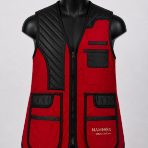 Red & Black Professional Clay Shooting Vest